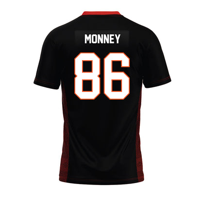 Oklahoma State - NCAA Football : Will Monney - Black Premium Football Jersey-1