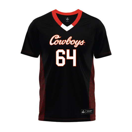 Oklahoma State - NCAA Football : Jarrett Henry - Black Premium Football Jersey