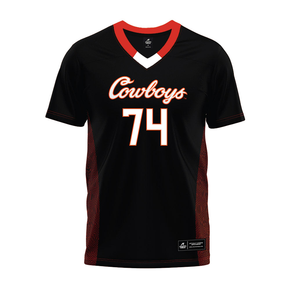 Oklahoma State - NCAA Football : Preston Wilson - Black Premium Football Jersey