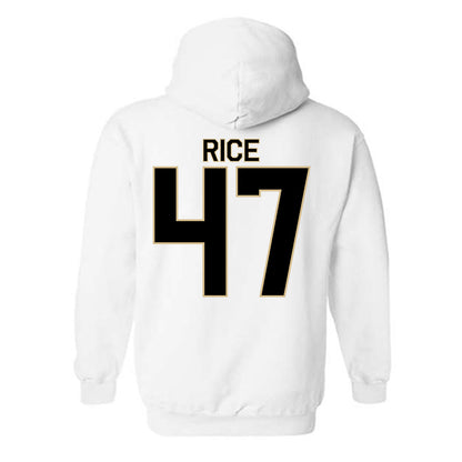 Wake Forest - NCAA Baseball : Cole Rice - Classic Shersey Hooded Sweatshirt-1