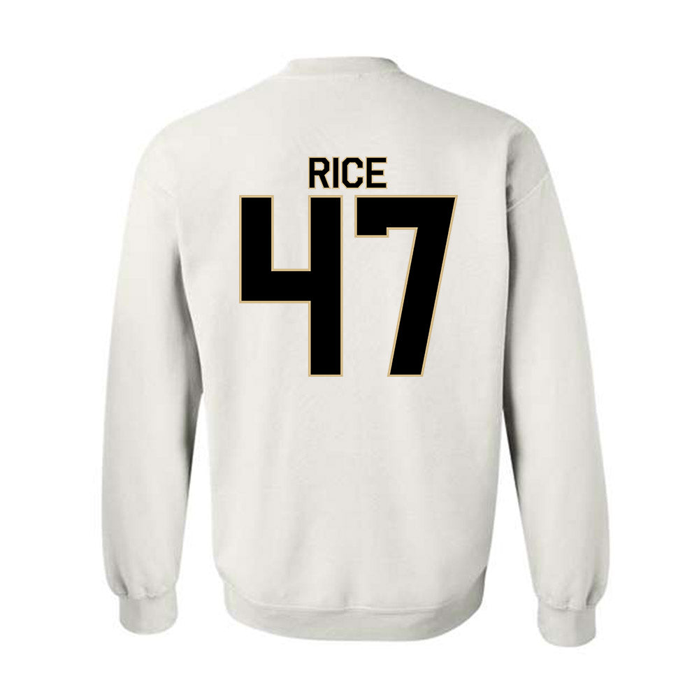 Wake Forest - NCAA Baseball : Cole Rice - Classic Shersey Crewneck Sweatshirt-1