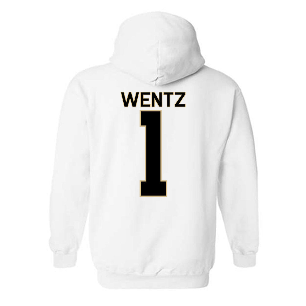 Wake Forest - NCAA Baseball : Dalton Wentz - Classic Shersey Hooded Sweatshirt-1