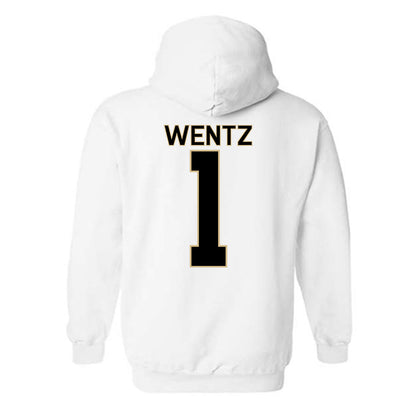 Wake Forest - NCAA Baseball : Dalton Wentz - Classic Shersey Hooded Sweatshirt-1