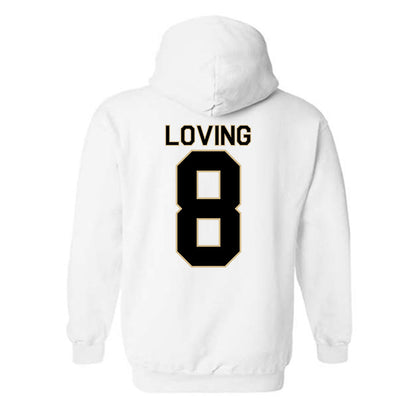 Wake Forest - NCAA Football : Jayden Loving - Classic Shersey Hooded Sweatshirt-1