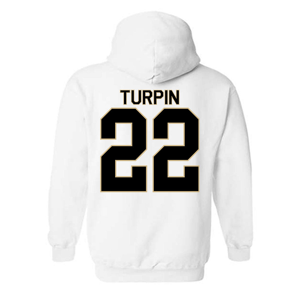 Wake Forest - NCAA Football : Myles Turpin - Classic Shersey Hooded Sweatshirt-1