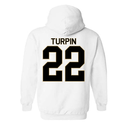 Wake Forest - NCAA Football : Myles Turpin - Classic Shersey Hooded Sweatshirt-1