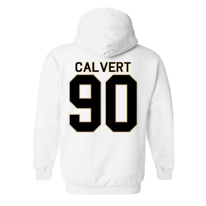 Wake Forest - NCAA Football : Connor Calvert - Classic Shersey Hooded Sweatshirt-1
