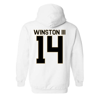 Wake Forest - NCAA Football : Braxton Winston III - Classic Shersey Hooded Sweatshirt-1