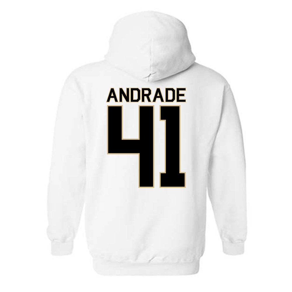 Wake Forest - NCAA Football : Mason Andrade - Classic Shersey Hooded Sweatshirt-1