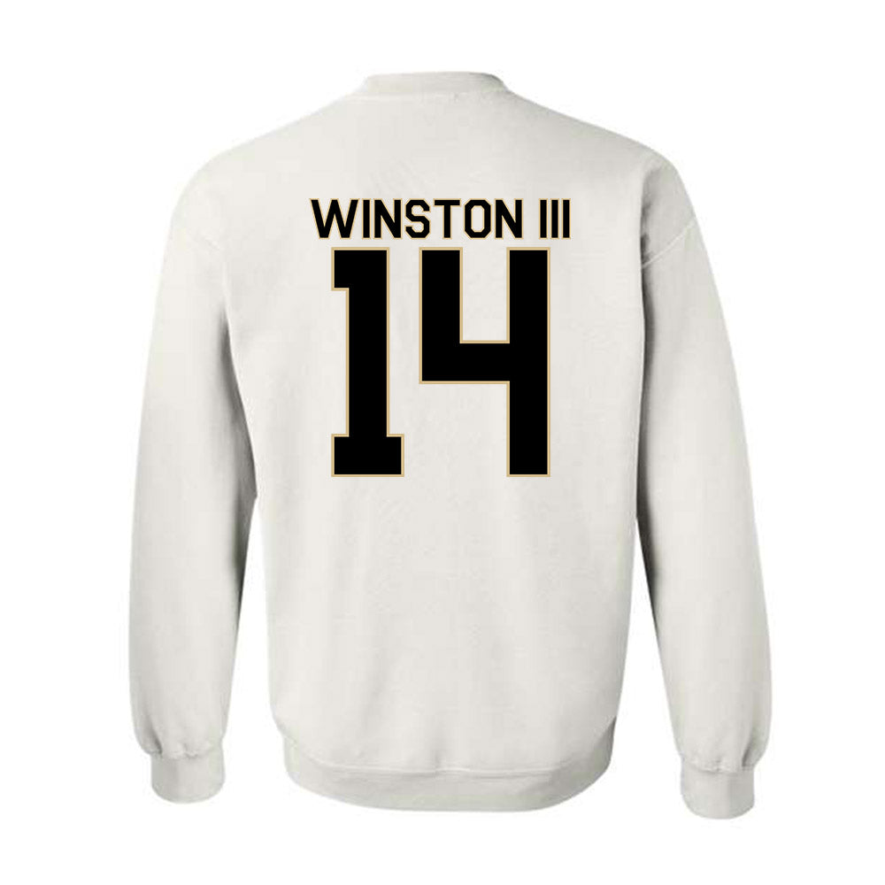Wake Forest - NCAA Football : Braxton Winston III - Classic Shersey Crewneck Sweatshirt-1
