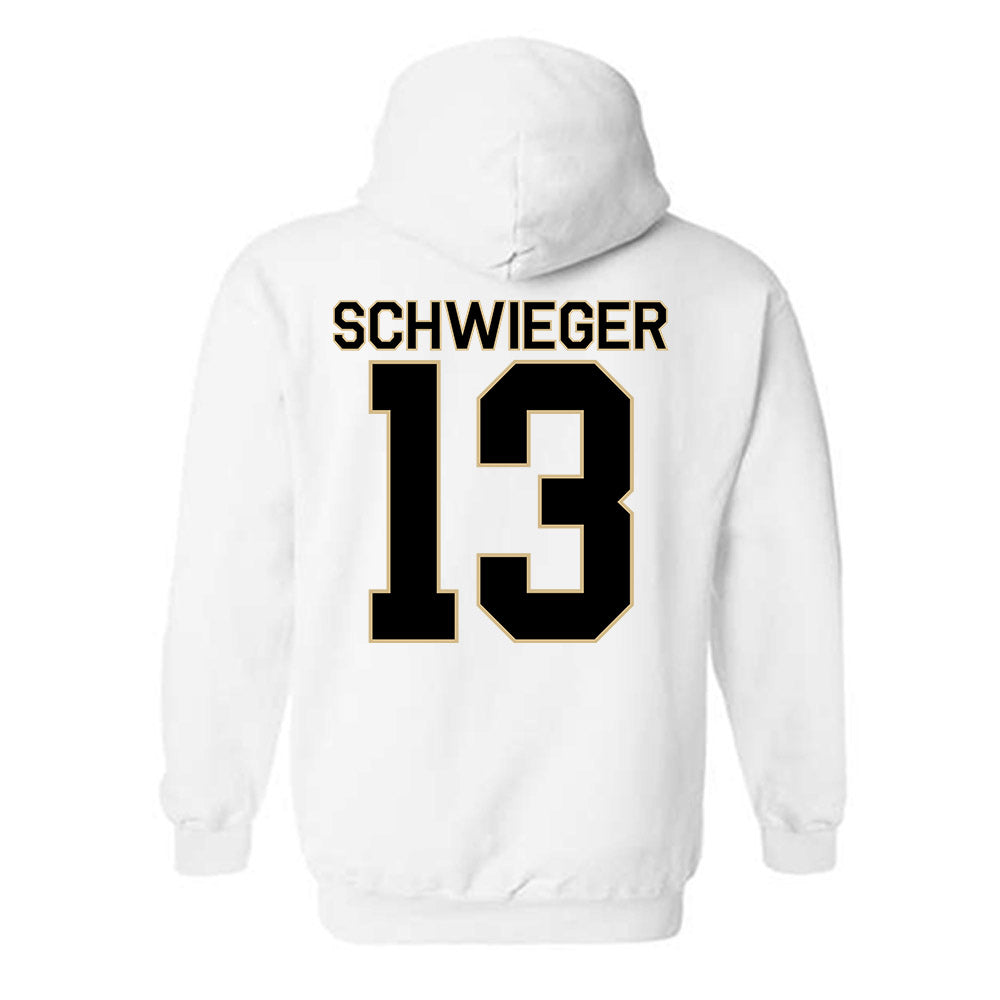 Wake Forest - NCAA Men's Basketball : Cooper Schwieger - Classic Shersey Hooded Sweatshirt-1