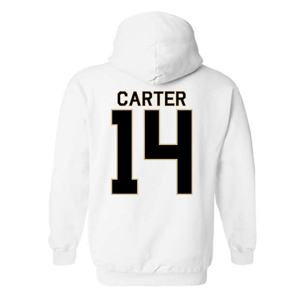 Wake Forest - NCAA Women's Basketball : Mary Carter - Classic Shersey Hooded Sweatshirt-1