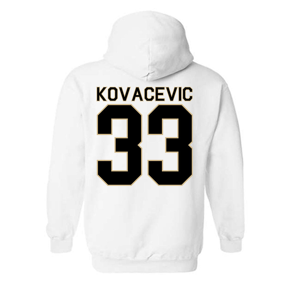 Wake Forest - NCAA Men's Basketball : Dimitrije Kovacevic - Classic Shersey Hooded Sweatshirt-1