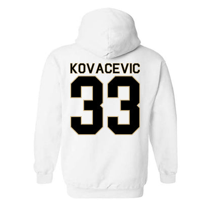 Wake Forest - NCAA Men's Basketball : Dimitrije Kovacevic - Classic Shersey Hooded Sweatshirt-1