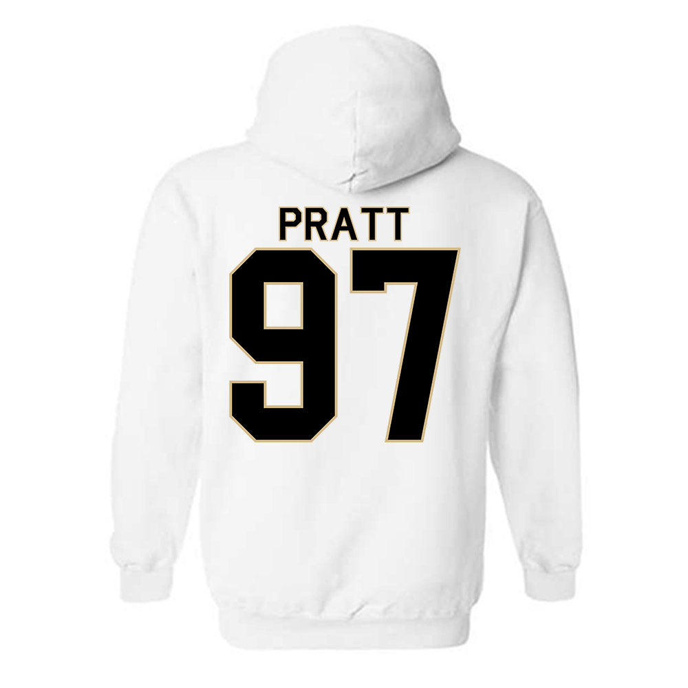 Wake Forest - NCAA Football : Josiah Pratt - Classic Shersey Hooded Sweatshirt-1
