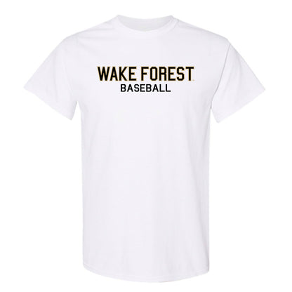 Wake Forest - NCAA Baseball : Cuyler Baxter - Classic Shersey T-Shirt-0