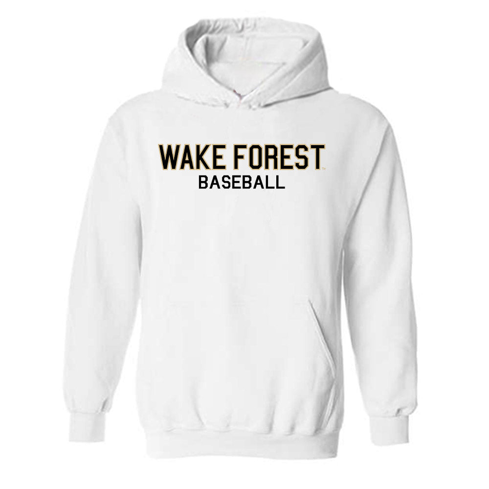 Wake Forest - NCAA Baseball : Matt Scannell - Classic Shersey Hooded Sweatshirt-0