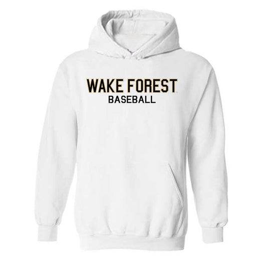 Wake Forest - NCAA Baseball : Cole Rice - Classic Shersey Hooded Sweatshirt-0