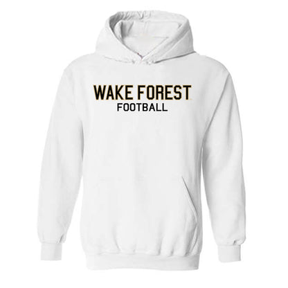Wake Forest - NCAA Football : Myles Turpin - Classic Shersey Hooded Sweatshirt-0