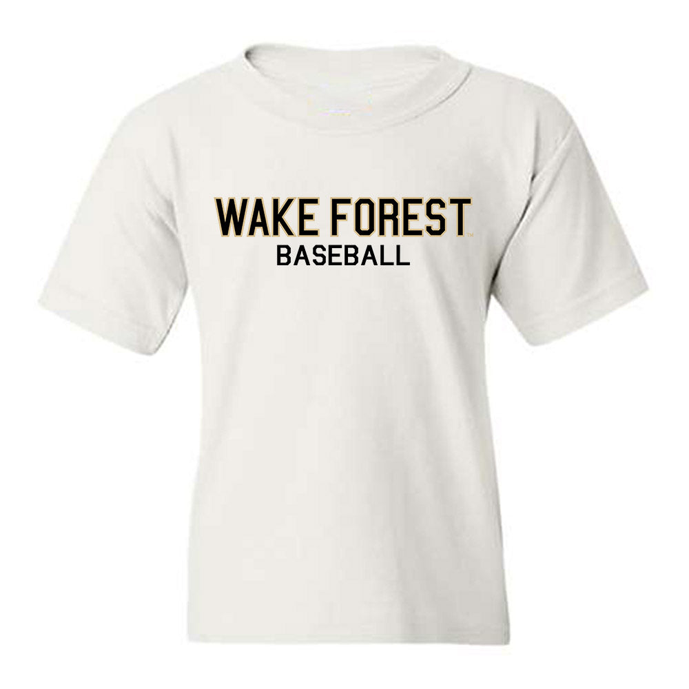 Wake Forest - NCAA Baseball : Nate Whysong - Classic Shersey Youth T-Shirt-0