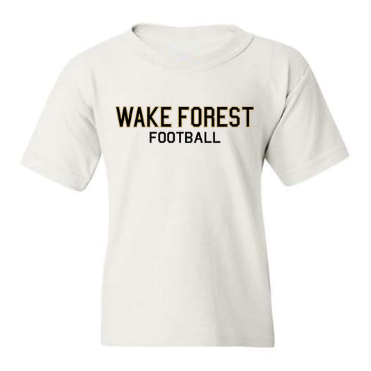 Wake Forest - NCAA Football : Caleb Carlson - Youth T-Shirt