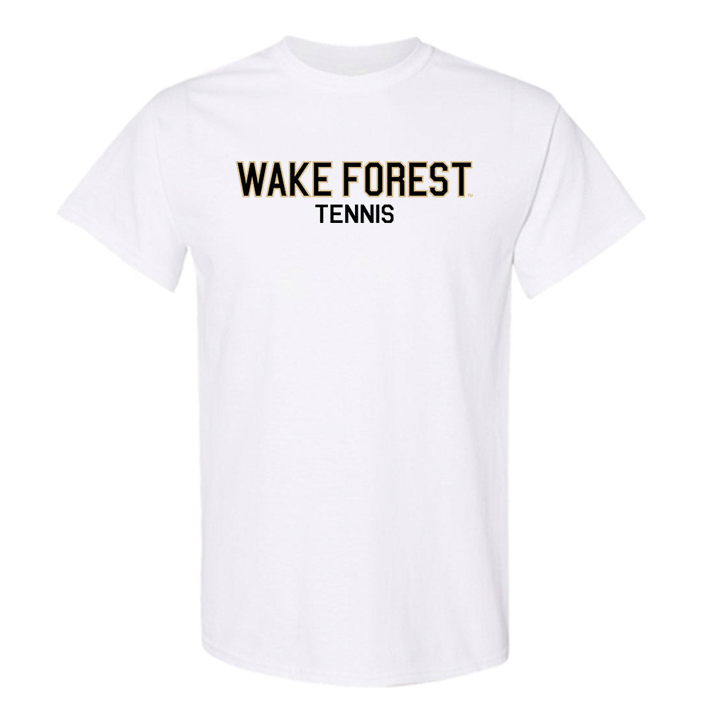 Wake Forest - NCAA Men's Tennis : Ariel Zauber - Classic Shersey T-Shirt-0