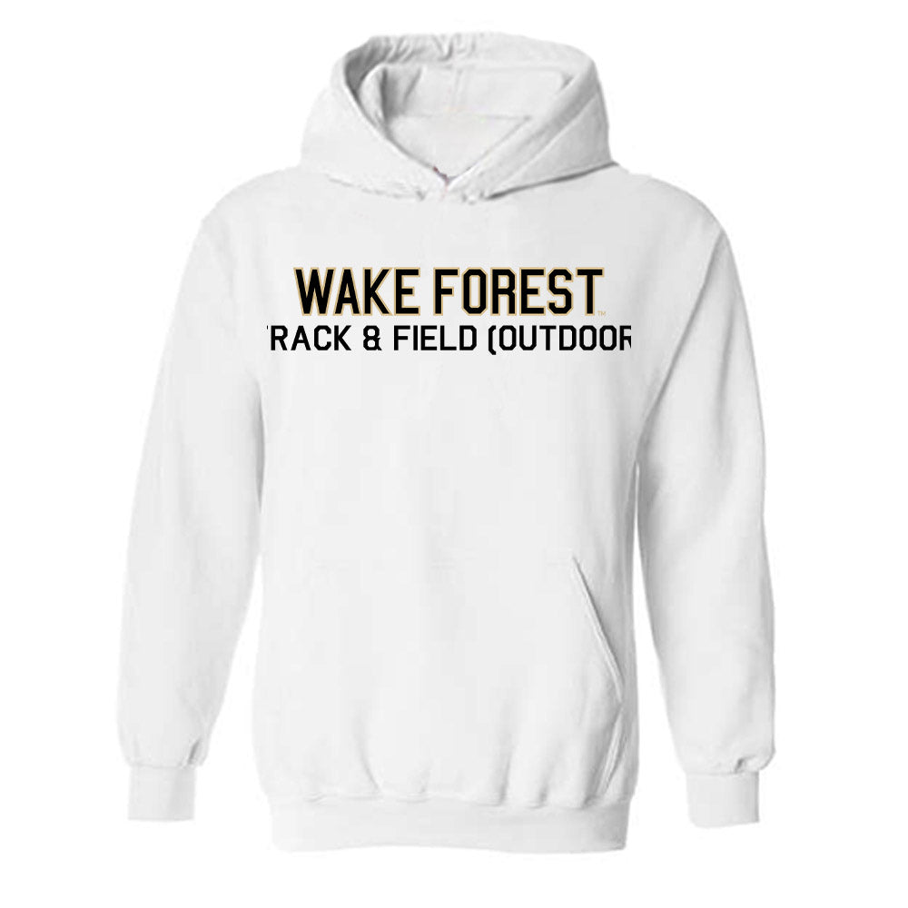 Wake Forest - NCAA Men's Track & Field : Hunter Jones - Classic Shersey Hooded Sweatshirt-0