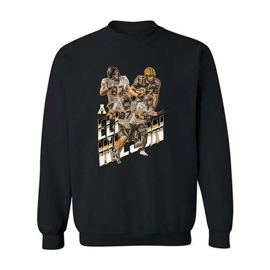 App State - NCAA Football : Samuel (Eli) Wilson - Crewneck Sweatshirt Player Collage