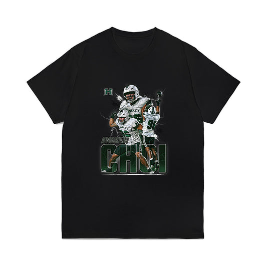 Hawaii - NCAA Football : Andrew Choi - Collage Comfort Colors T-Shirt-0
