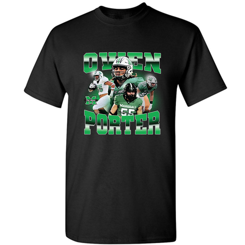 Marshall - NCAA Football : Owen Porter - T-Shirt Player Collage