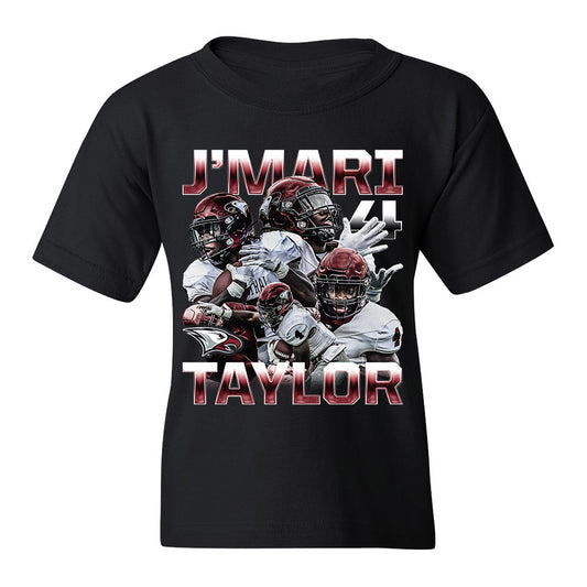 NCCU - NCAA Football : J'Mari Taylor - Youth T-Shirt Player Collage