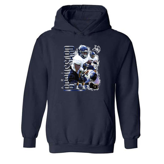 Rice - NCAA Football : Ari Broussard - Player Collage Hooded Sweatshirt