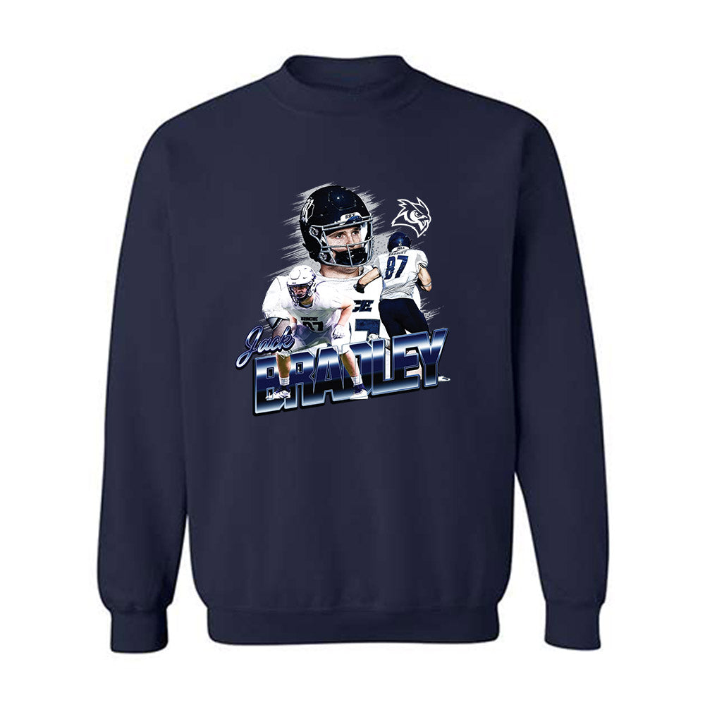 Rice - NCAA Football : Jack Bradley - Crewneck Sweatshirt Player Collage