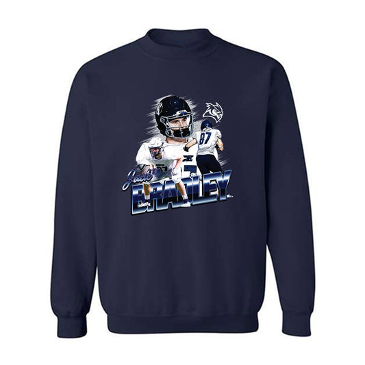 Rice - NCAA Football : Jack Bradley - Crewneck Sweatshirt Player Collage