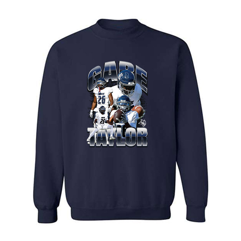 Rice - NCAA Football : Gabe Taylor - Player Collage Crewneck Sweatshirt