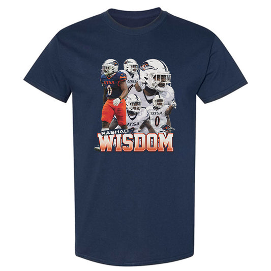 UTSA - NCAA Football : Rashad Wisdom - T-Shirt Player Collage