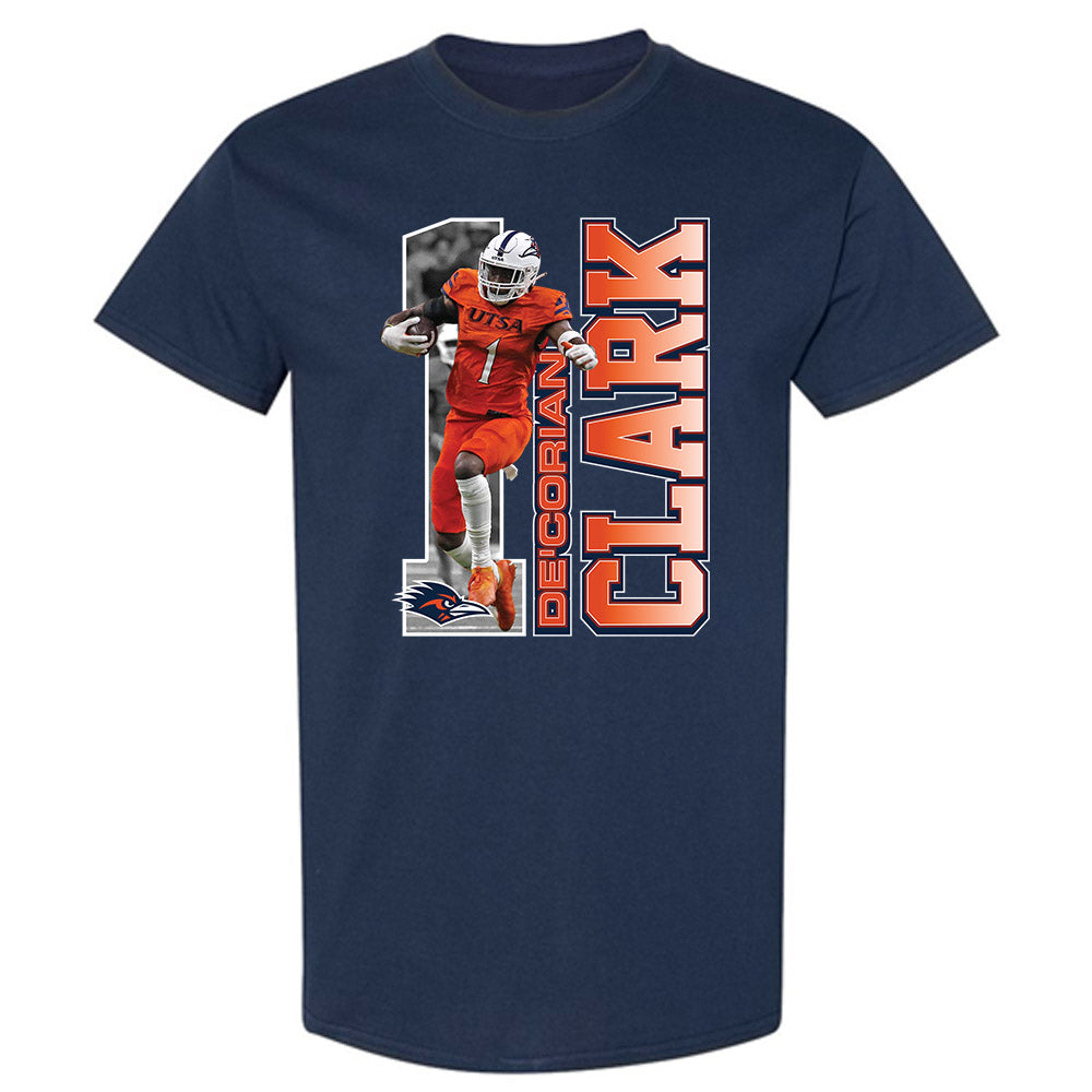 UTSA - NCAA Football : De'Corian Clark - T-Shirt Player Collage