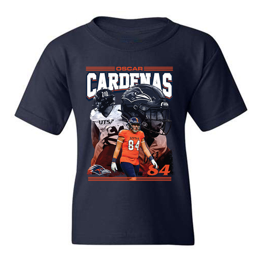 UTSA - NCAA Football : Oscar Cardenas - Youth T-Shirt Player Collage