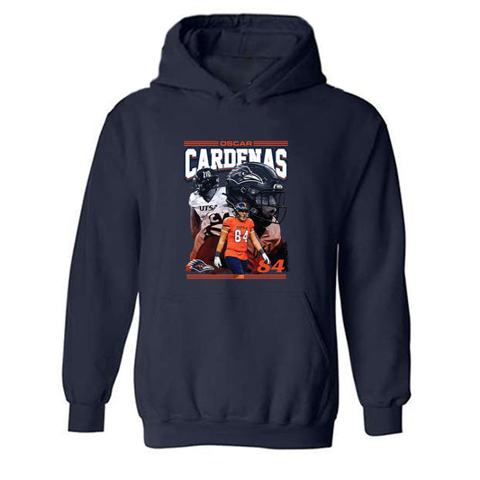 UTSA - NCAA Football : Oscar Cardenas - Hooded Sweatshirt Player Collage