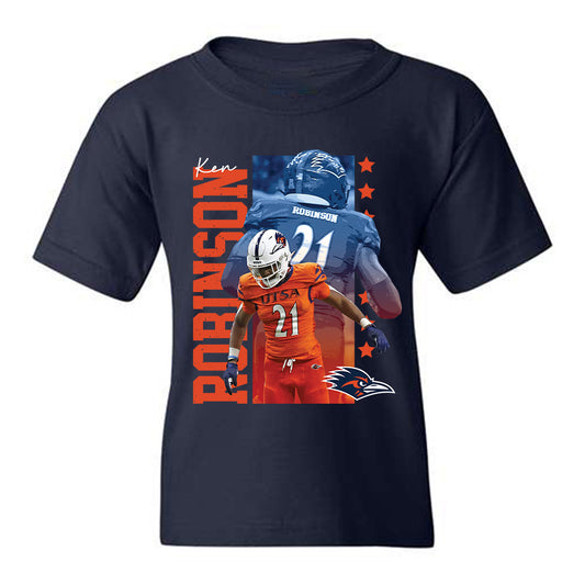 UTSA - NCAA Football : Ken Robinson - Youth T-Shirt Player Collage