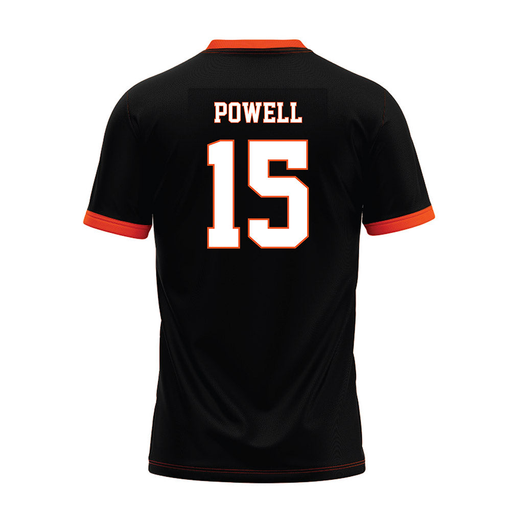 Oklahoma State - NCAA Football : Kameron Powell - Black Premium Football Jersey-1
