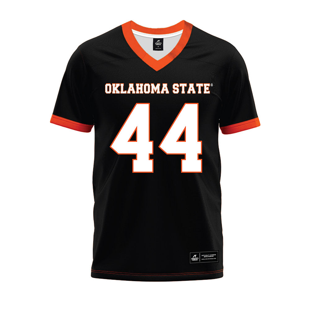 Oklahoma State - NCAA Football : Rashod Bradley - Black Premium Football Jersey-0