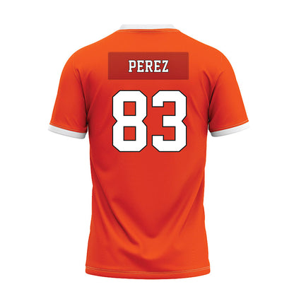 Oklahoma State - NCAA Football : Jaden Perez - Orange Premium Football Jersey-1