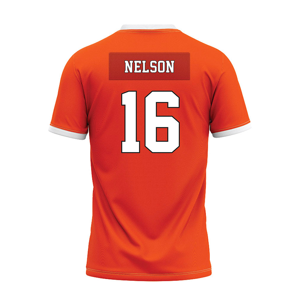 Oklahoma State - NCAA Football : Willie Nelson - Premium Football Jersey