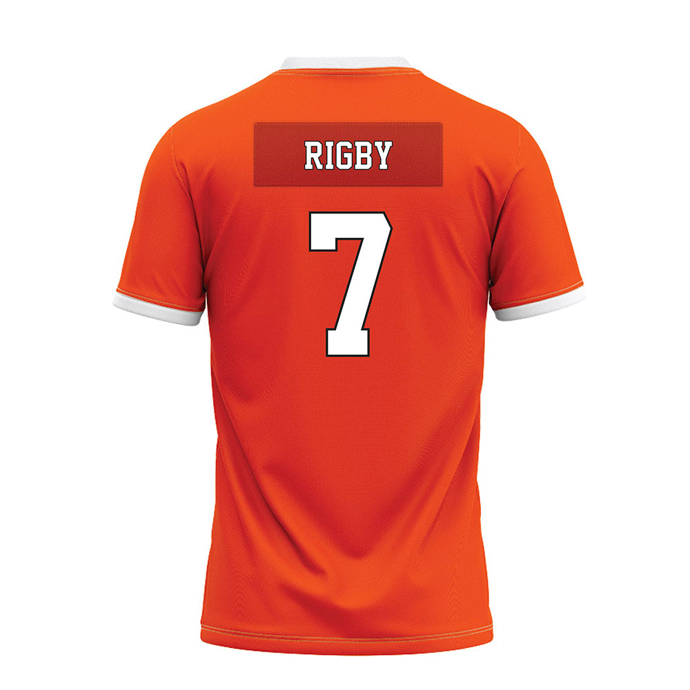 Oklahoma State - NCAA Football : Shamar Rigby - Orange Premium Football Jersey-1