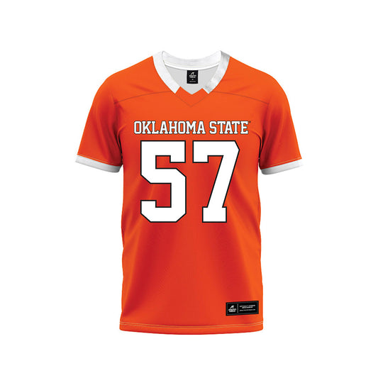 Oklahoma State - NCAA Football : Aidan Davenport - Premium Football Jersey