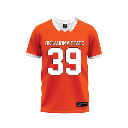 Oklahoma State - NCAA Football : Drake Tabor - Orange Premium Football Jersey