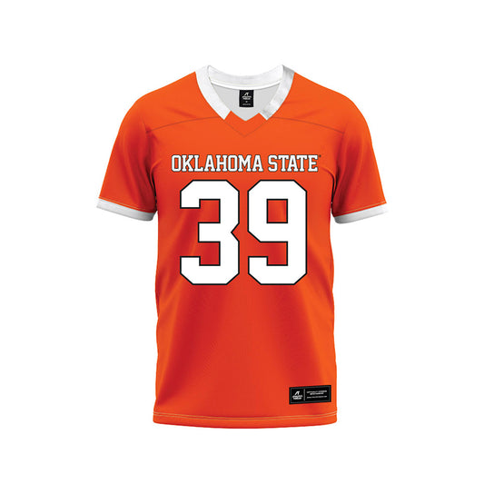 Oklahoma State - NCAA Football : Drake Tabor - Orange Premium Football Jersey