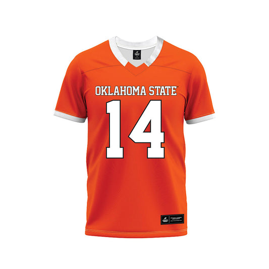 Oklahoma State - NCAA Football : Landyn Cleveland - Premium Football Jersey