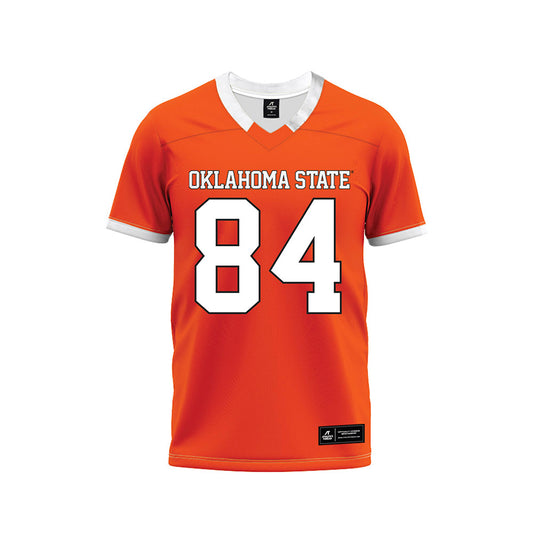 Oklahoma State - NCAA Football : Matrail Lopez - Orange Premium Football Jersey-0